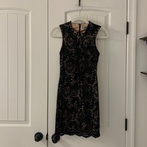 Black lace dress